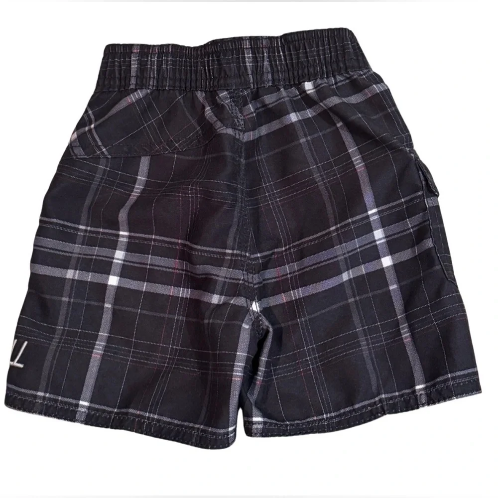 O’Neill Toddler Boys Plaid swim trunks